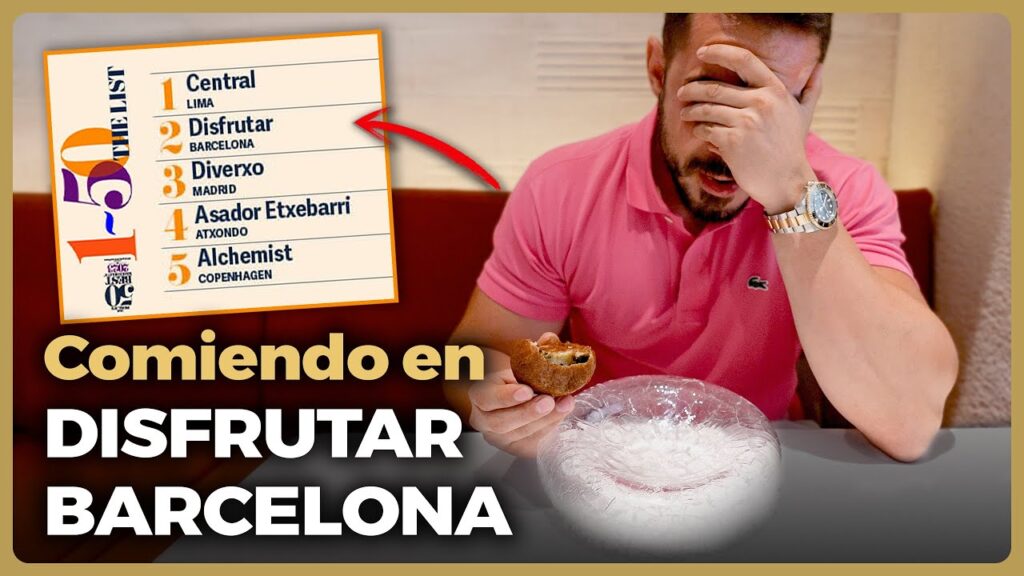 restaurante disfrutar barcelona precio