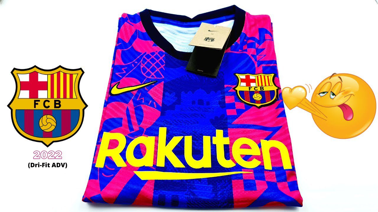 barcelona champions league kit 21 22