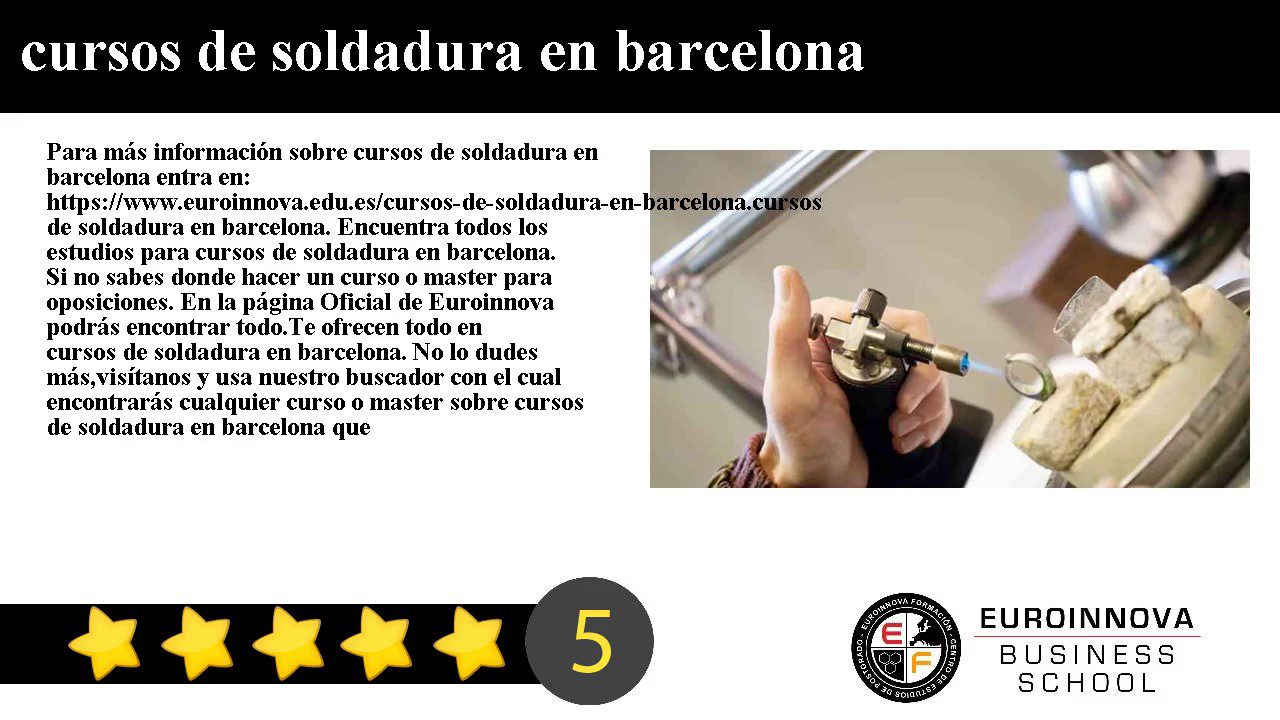 estudiar-soldadura-barcelona - Barcelona Noticias 24h estudiar soldadura barcelona