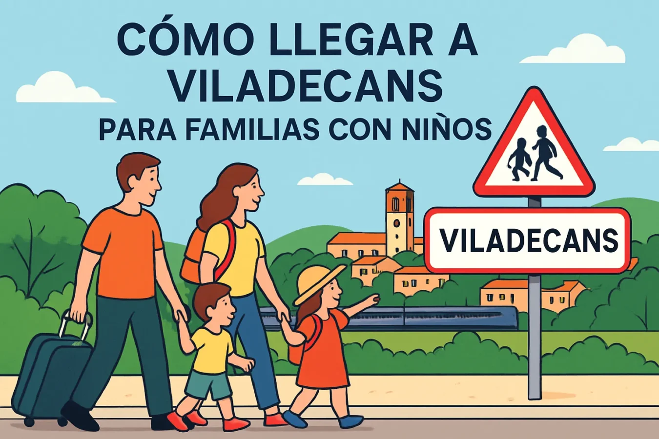 cómo llegar a Viladecans para familias con niños