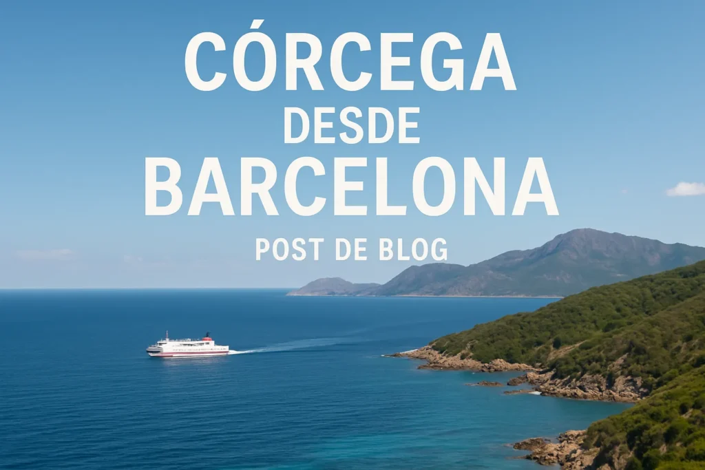 corcega desde barcelona