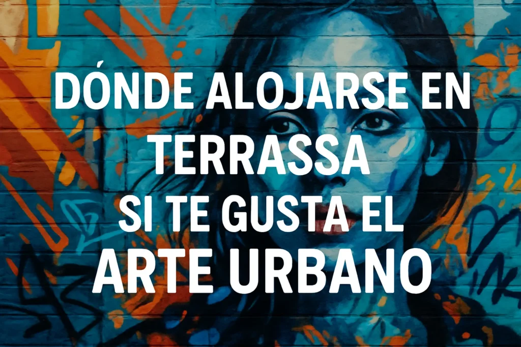 dónde alojarse en Terrassa si te gusta el arte urbano