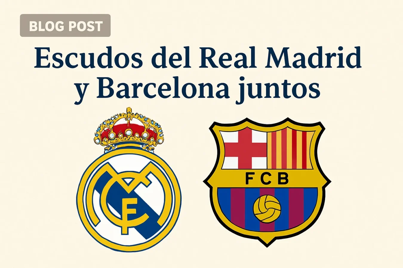 escudos-del-real-madrid-y-barcelona-juntos - Barcelona Noticias 24h escudos del real madrid y barcelona juntos