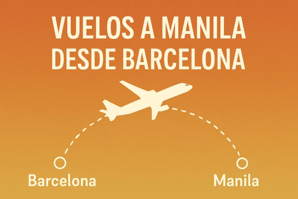 vuelos a manila desde barcelona