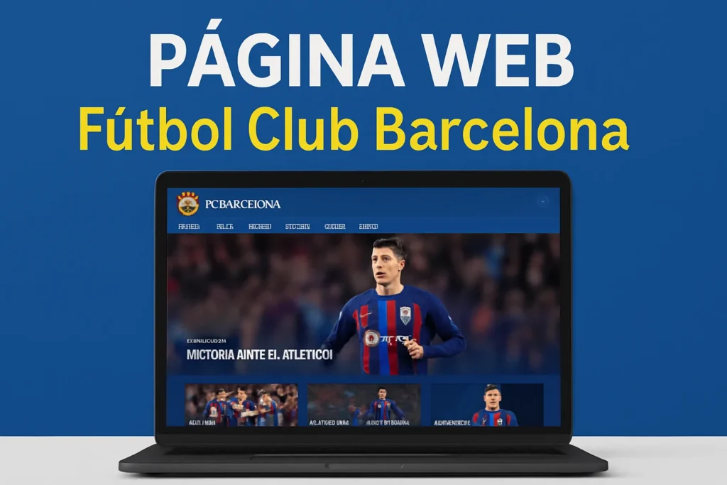 pagina web futbol club barcelona