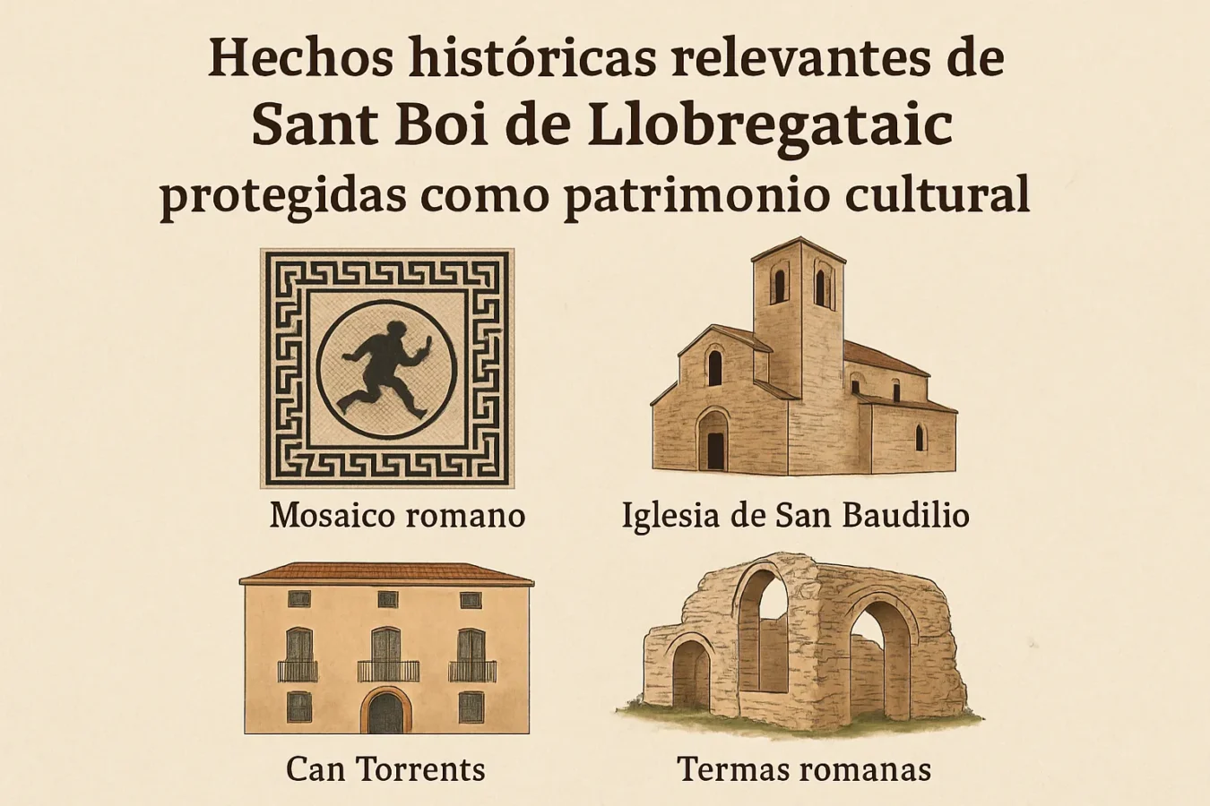 hechos históricos relevantes de Sant Boi de Llobregat protegidas como patrimonio cultural