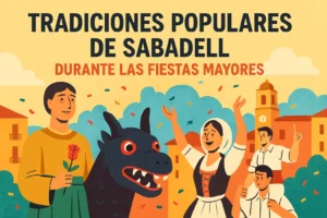 tradiciones populares de Sabadell durante las fiestas mayores