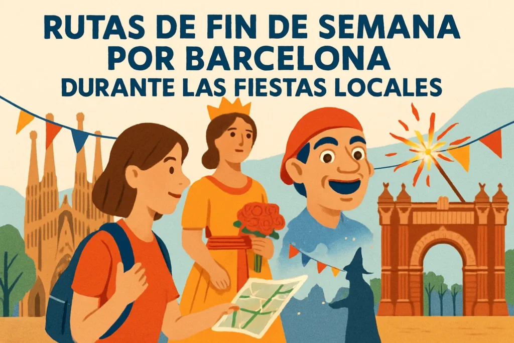 rutas de fin de semana por Barcelona durante las fiestas locales