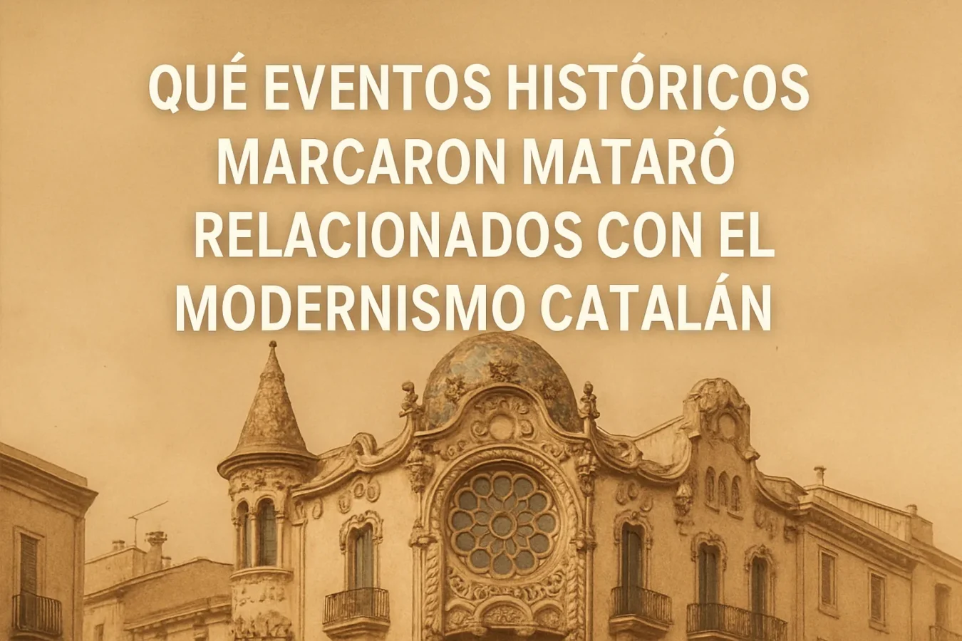 que-eventos-historicos-marcaron-Mataro-relacionadas-con-el-modernismo-catalan - Barcelona Noticias 24h qué eventos históricos marcaron Mataró relacionadas con el modernismo catalán