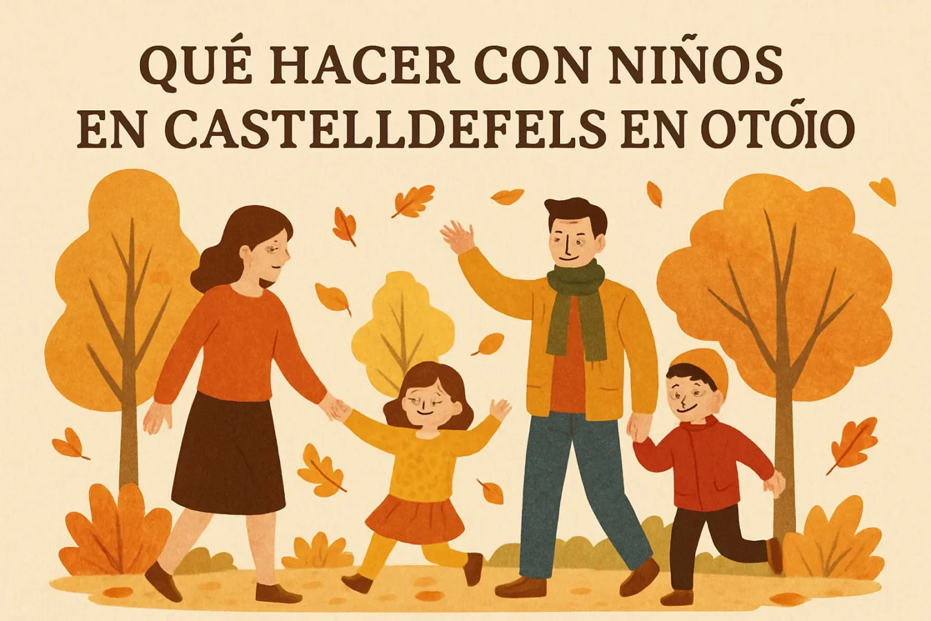 qué hacer con niños en Castelldefels en otoño