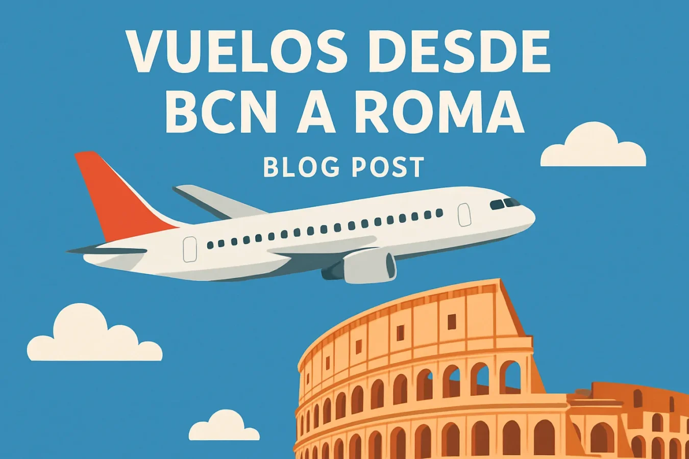 vuelos desde bcn a roma