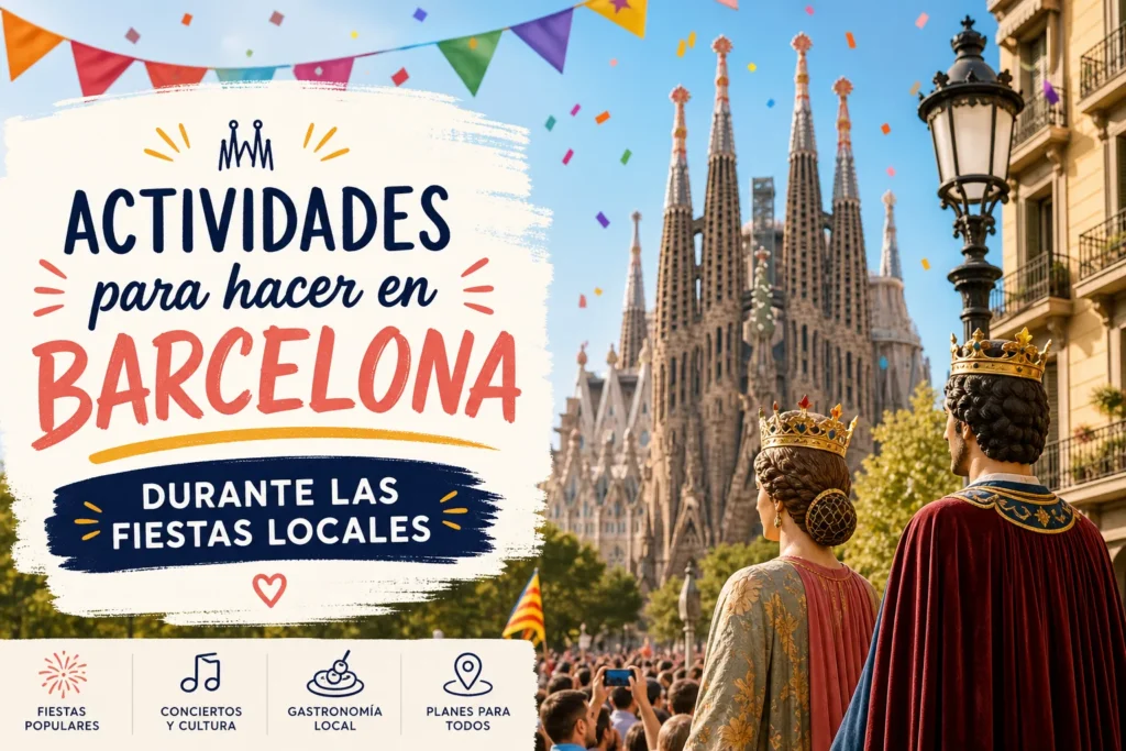 actividades para hacer en Barcelona durante las fiestas locales