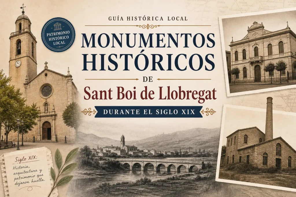 monumentos históricos de Sant Boi de Llobregat durante el siglo XIX