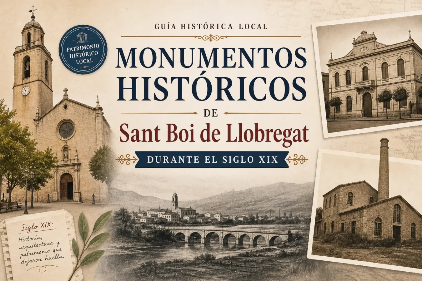 monumentos históricos de Sant Boi de Llobregat durante el siglo XIX