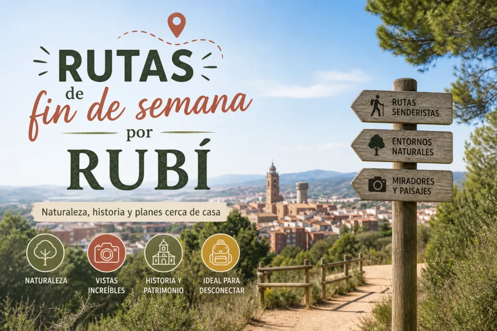 rutas de fin de semana por Rubí