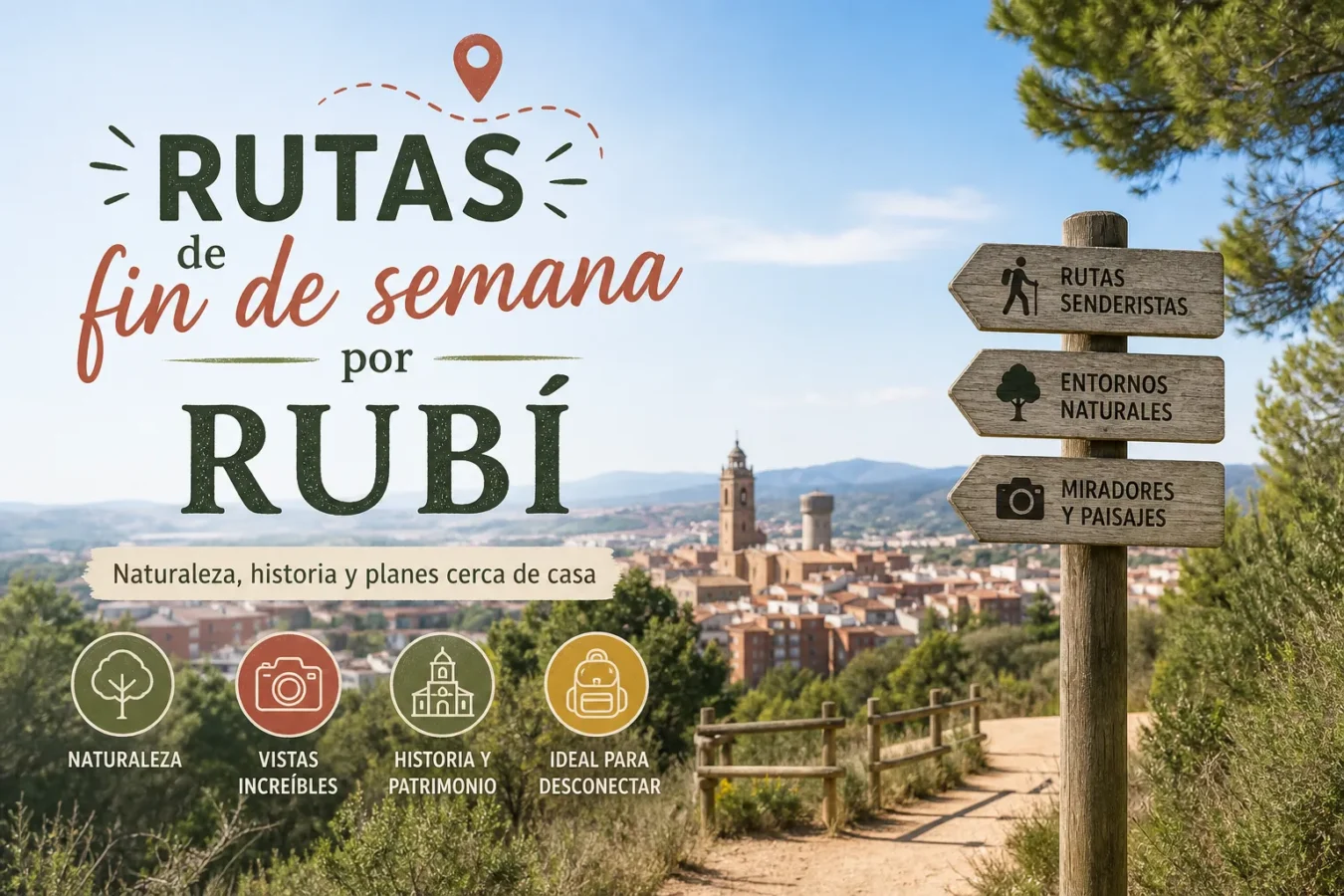 rutas de fin de semana por Rubí