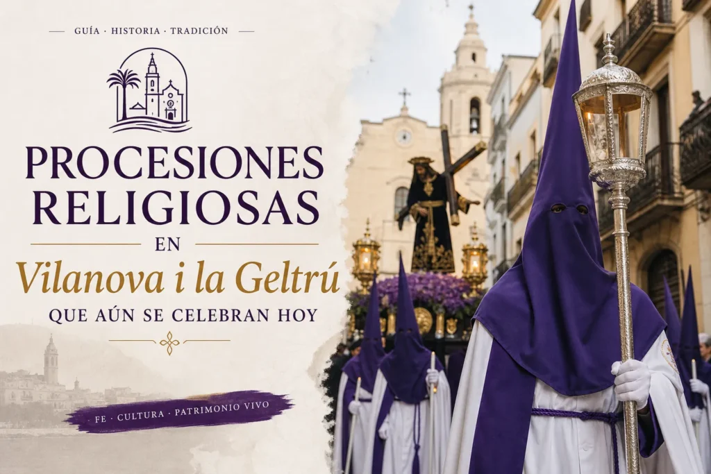 procesiones religiosas en Vilanova i la Geltrú que aún se celebran hoy