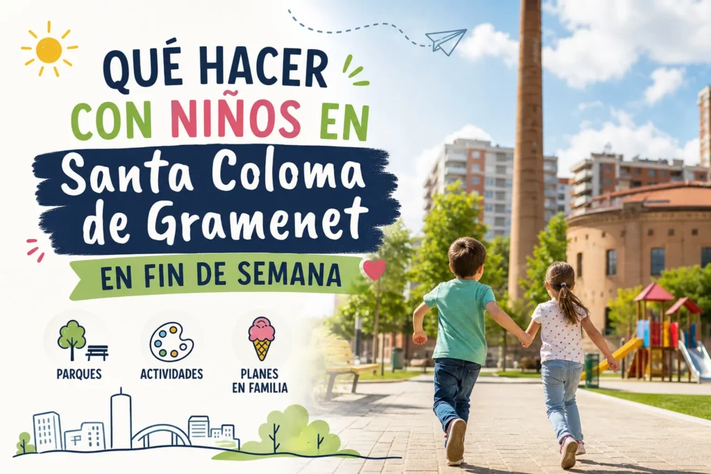 qué hacer con niños en Santa Coloma de Gramenet en fin de semana