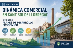 dinámica comercial en Sant Boi de Llobregat según los planes de desarrollo económico