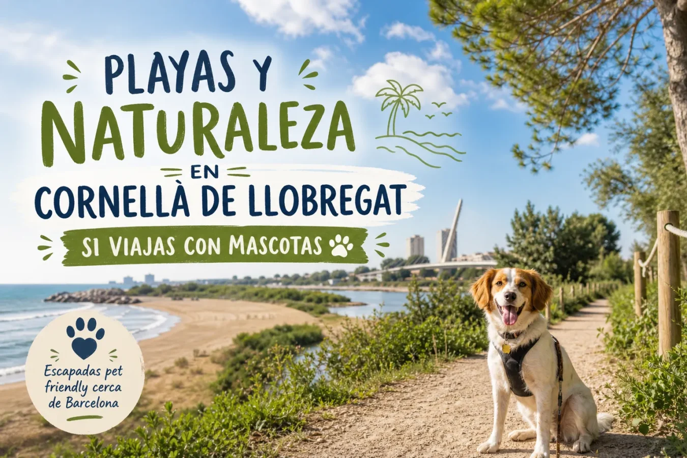 playas-y-naturaleza-en-Cornella-de-Llobregat-si-viajas-con-mascotas - Barcelona Noticias 24h playas y naturaleza en Cornellà de Llobregat si viajas con mascotas
